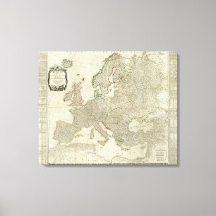 Zusammengesetztes Europa 2 Leinwanddruck