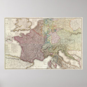 Zusammengesetztes Frankreich Poster