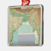 Zusammengesetztes Indien Silbernes Ornament (Links)