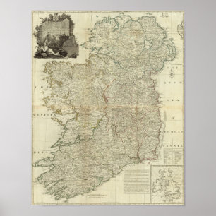 Zusammengesetztes Irland Poster