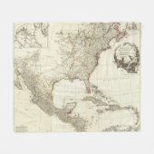 Zusammengesetztes Nordamerika 2 Fleecedecke (Vorderseite (Horizontal))