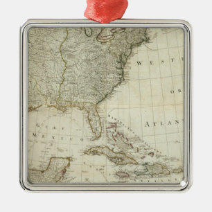 Zusammengesetztes Nordamerika, Westindien-Inseln Silbernes Ornament