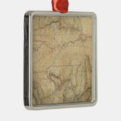 Zusammengesetztes Südamerika 4 Silbernes Ornament (Rechts)