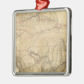 Zusammengesetztes Südamerika 4 Silbernes Ornament (Links)