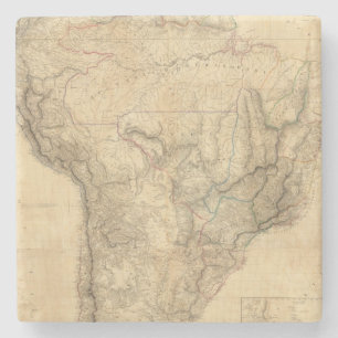 Zusammengesetztes Südamerika 4 Steinuntersetzer