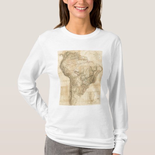 Zusammengesetztes Südamerika 4 T-Shirt (Vorderseite)