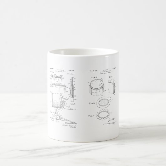 Zusammengestellte Patente für Trommeln Kaffeetasse (Mittel)