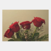 Zusammengestellte Rose-Bilder Umschlagpapier-Blätt Geschenkpapier Set (Vorderseite 2)