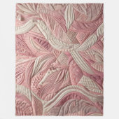 Zusammengestelltes abstraktes Design Fleecedecke (Vorderseite)