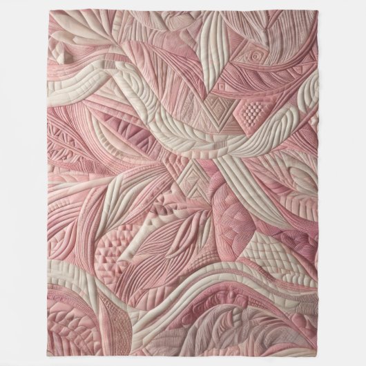 Zusammengestelltes abstraktes Design Fleecedecke (Vorderseite)