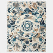 Zusammengestelltes abstraktes Design Fleecedecke (Vorderseite)