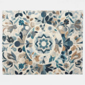 Zusammengestelltes abstraktes Design Fleecedecke (Vorderseite (Horizontal))