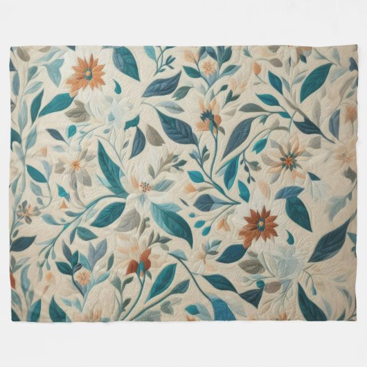 Zusammengestelltes abstraktes Design Fleecedecke (Vorderseite (Horizontal))