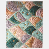 Zusammengestelltes abstraktes Design Fleecedecke (Vorderseite)