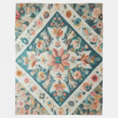 Zusammengestelltes abstraktes Design Fleecedecke (Vorderseite)