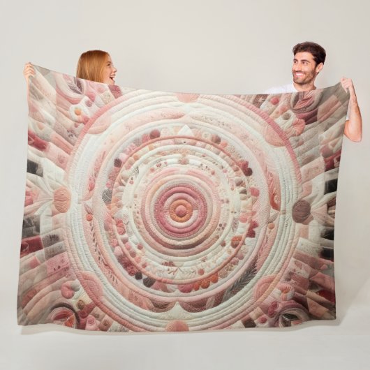 Zusammengestelltes abstraktes Design Fleecedecke (Beispiel)