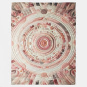 Zusammengestelltes abstraktes Design Fleecedecke (Vorderseite)