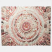 Zusammengestelltes abstraktes Design Fleecedecke (Vorderseite (Horizontal))
