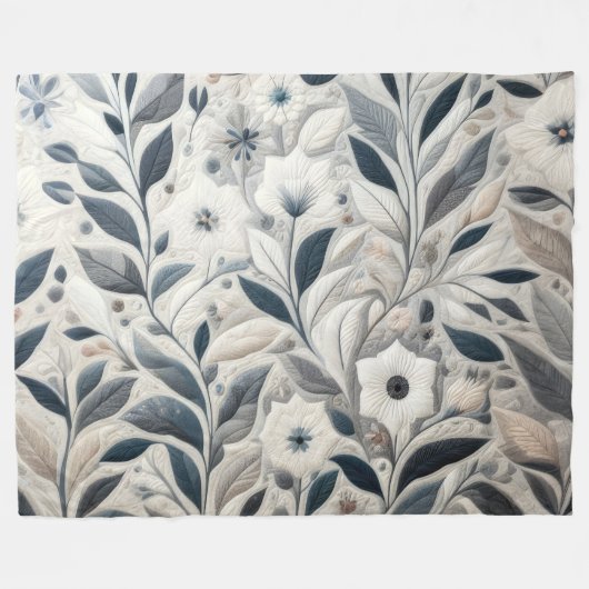 Zusammengestelltes abstraktes Design Fleecedecke (Vorderseite (Horizontal))