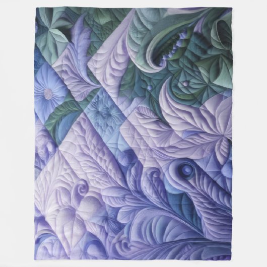 Zusammengestelltes abstraktes Design Fleecedecke (Vorderseite)