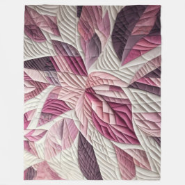 Zusammengestelltes abstraktes Design Fleecedecke