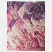 Zusammengestelltes abstraktes Design Fleecedecke (Vorderseite)