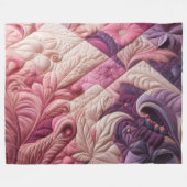 Zusammengestelltes abstraktes Design Fleecedecke (Vorderseite (Horizontal))