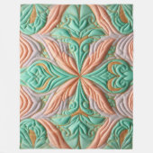 Zusammengestelltes abstraktes Design Fleecedecke (Vorderseite)