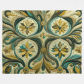 Zusammengestelltes abstraktes Design Fleecedecke (Vorderseite (Horizontal))