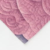 Zusammengestelltes abstraktes Design Fleecedecke (Ecke)