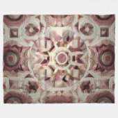 Zusammengestelltes abstraktes Design Fleecedecke (Vorderseite (Horizontal))