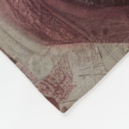 Zusammengestelltes abstraktes Design Fleecedecke (Ecke)