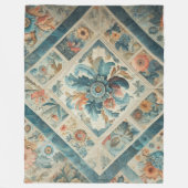 Zusammengestelltes abstraktes Design Fleecedecke (Vorderseite)