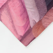 Zusammengestelltes abstraktes Design Fleecedecke (Ecke)