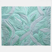 Zusammengestelltes abstraktes Design Fleecedecke (Vorderseite (Horizontal))