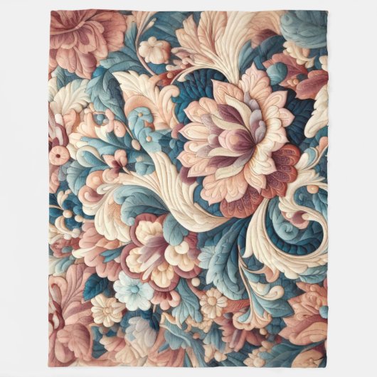 Zusammengestelltes abstraktes Design Fleecedecke (Vorderseite)