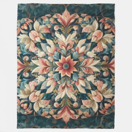 Zusammengestelltes abstraktes Design Fleecedecke (Vorderseite)