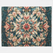 Zusammengestelltes abstraktes Design Fleecedecke (Vorderseite (Horizontal))