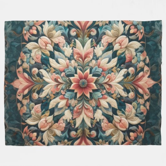 Zusammengestelltes abstraktes Design Fleecedecke (Vorderseite (Horizontal))