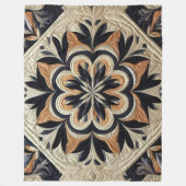 Zusammengestelltes abstraktes Design Fleecedecke (Vorderseite)