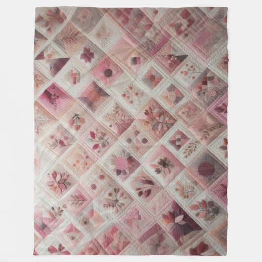 Zusammengestelltes abstraktes Design Fleecedecke (Vorderseite)