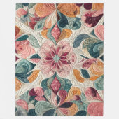 Zusammengestelltes abstraktes Design Fleecedecke (Vorderseite)