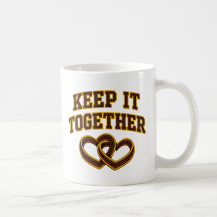 Zusammenhalten Kaffeetasse