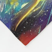 Zusammenhaltiges Abstraktes Exquisite Katzensplitt Fleecedecke (Ecke)