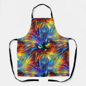 Zusammenhaltiges Abstraktes Exquisite Katzensplitt Schürze (Vorderseite)