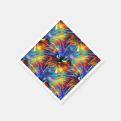 Zusammenhaltiges Abstraktes Exquisite Katzensplitt Serviette (Ecke)