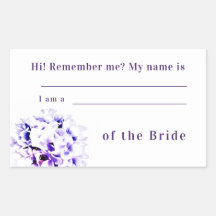 Zusammenhang mit Brautzeitaufkleber