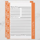 Zusammenhängige Eternity Rings Rezept Inserts - Or (Vorne/Hinten)