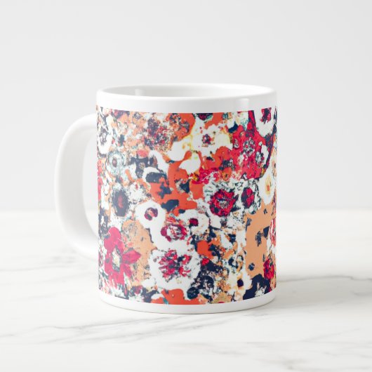 Zusammenknüllmuster Jumbo-Tasse (Vorderseite Links)