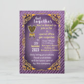 Zusammenkommen Einladung (Stehend Vorderseite)